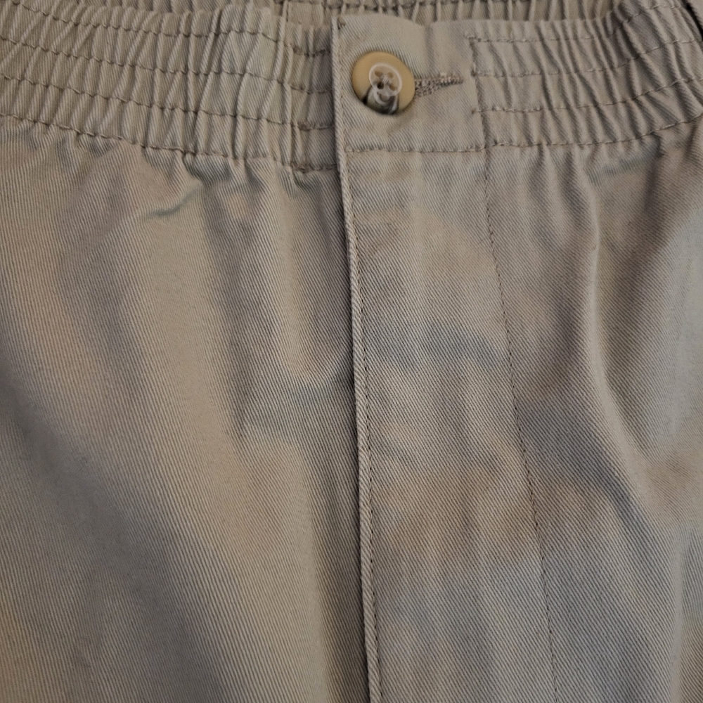 Harbor Bay Men's Light Tan Flat Front Shorts - Picture 7 of 7